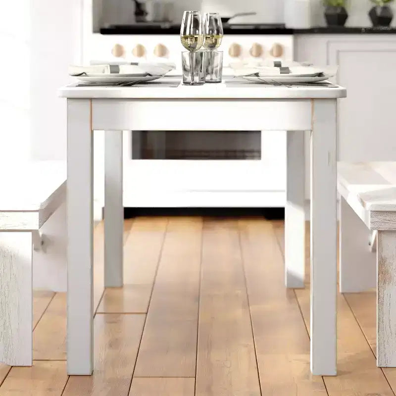 Prostokątny stół do jadalni Flash Furniture 46 x 30 z litej sosny