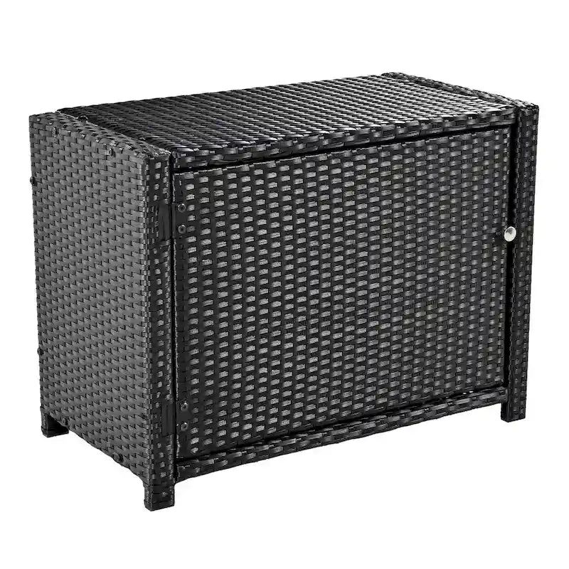 Spa-Umrandung, Spa-Gestell, viereckiges Outdoor-Lounge-Set aus Polyrattan