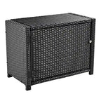 Spa-Umrandung, Spa-Gestell, viereckiges Outdoor-Lounge-Set aus Polyrattan