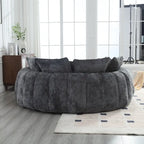 Confortável sofá-cama duplo Loaf, sofá-cama extragrande com apoios de braços