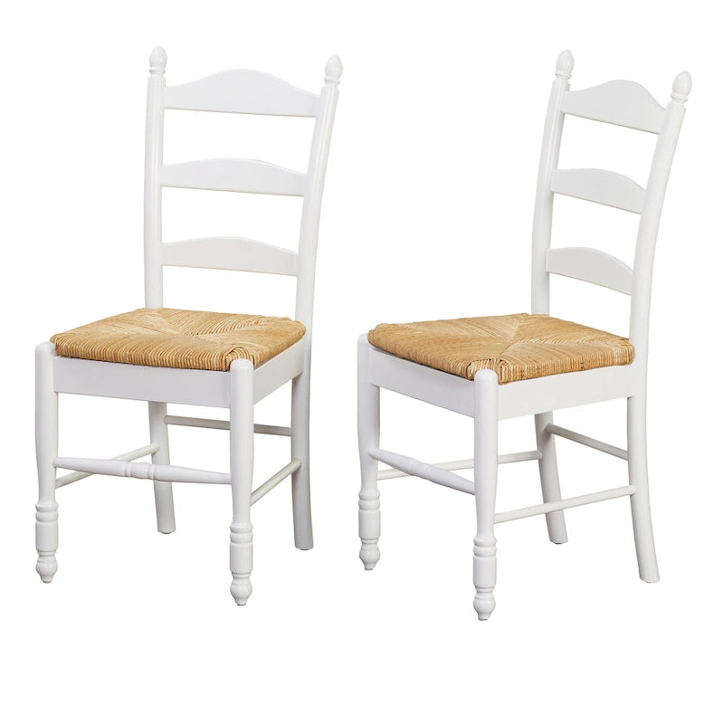 Simple Living Jessie eetkamerstoelen met ladderleuning (set van 2)