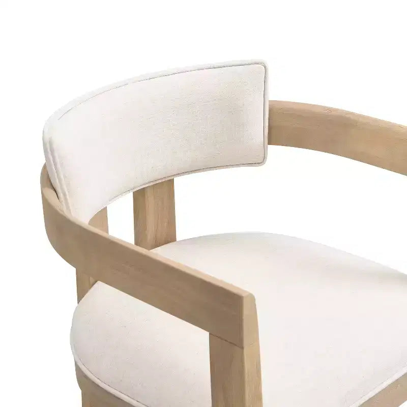 Christopher Knight Home Shankar moderne ronde eettafelset met 5 delen en stoelen met bekleding van rubberhout