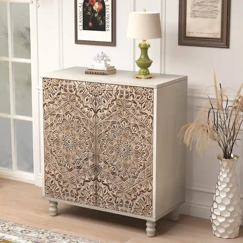 COSIEST Vintage-Sideboard und Buffet-Schrank