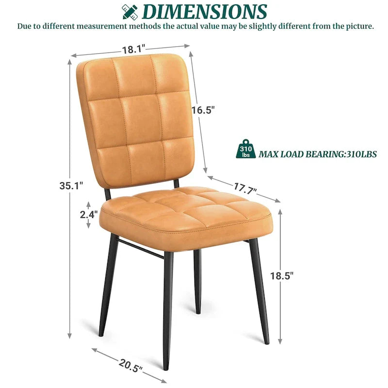 Moderne Esszimmerstühle, 2er-/4er-/6er-/8er-Set, gepolsterte Küchenstühle mit dicker Polsterung für das Esszimmer