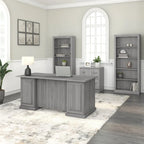 Bush Furniture Saratoga directiebureau met laden en opbergruimte