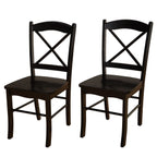 Cadeiras de jantar Simple Living Country Cottage (conjunto de 2)