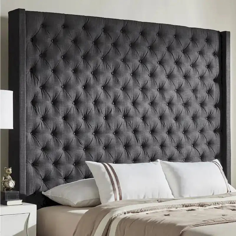 Naples-Kopfteil mit Knopfheftung und Wingback-Design, nur von iNSPIRE Q Artisan