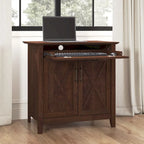 Sekretářský stůl Key West s úložnou skříňkou od Bush Furniture