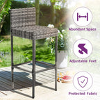Moasis 5-teiliges Outdoor-Möbelset aus Rattan – 5-teilig