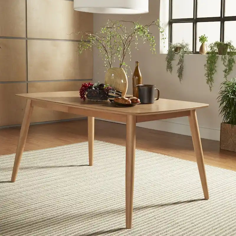 Conjunto de jantar norueguês dinamarquês em carvalho afunilado da iNSPIRE Q Modern