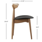 Conjunto de jantar norueguês dinamarquês em carvalho afunilado da iNSPIRE Q Modern