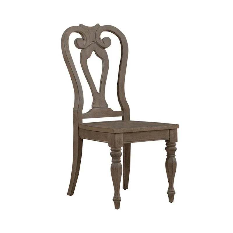 Magnolia Manor Seitenstuhl mit Splat-Rückenlehne (2er-Set)