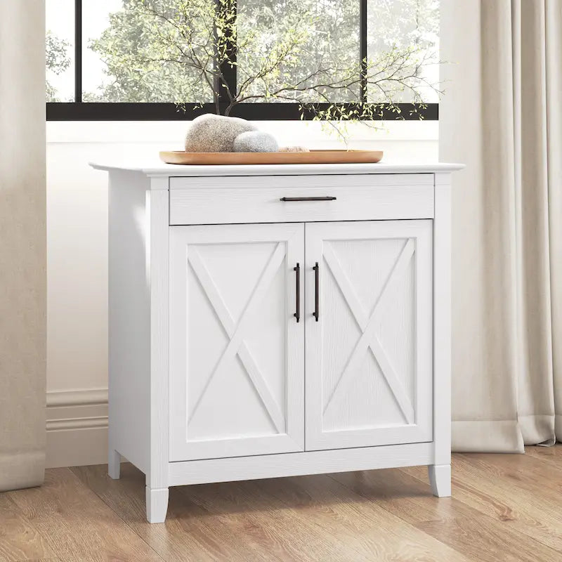 Sekretářský stůl Key West s úložnou skříňkou od Bush Furniture