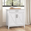Sekretářský stůl Key West s úložnou skříňkou od Bush Furniture