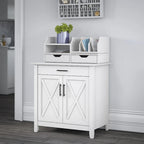 Sekretářský stůl Key West s úložnou skříňkou od Bush Furniture