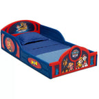 Plastová dětská postel Delta Children na spaní a hraní s připevněnými ochrannými zábranami - PAW Patrol