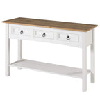 Holzkonsolentisch für den Flur mit 3 Schubladen Corona | Furniture Dash – N/A