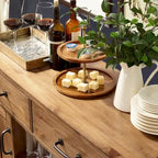 Crosley Roots Buffet mit natürlicher Oberfläche – 52 W x 18 T x 36 H