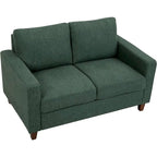 Miles modernes Zweisitzer-Sofa im Mid-Century-Stil mit wendbaren Rückenkissen, groß