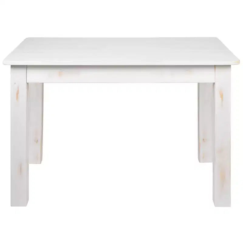 Prostokątny stół do jadalni Flash Furniture 46 x 30 z litej sosny