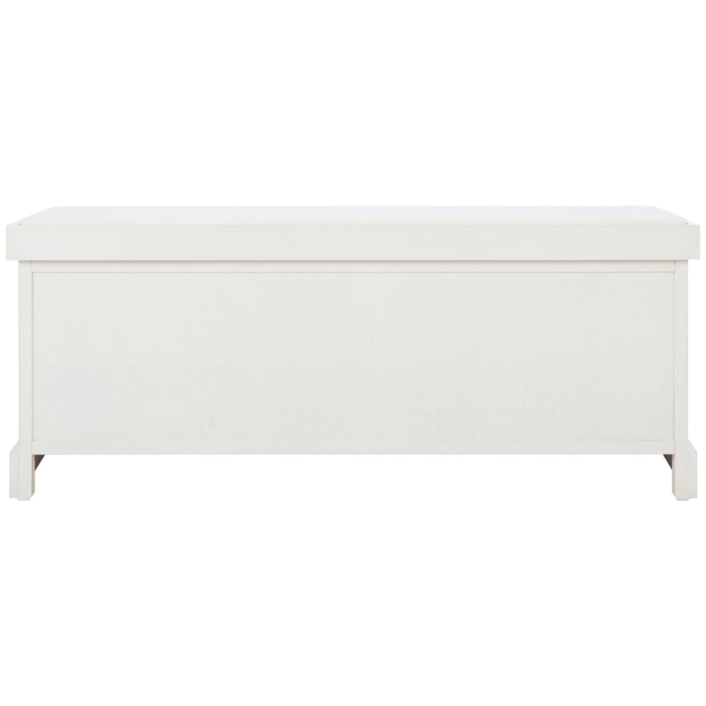 Úložná lavice SAFAVIEH Fiorello se 3 zásuvkami a polstrováním - 47.3 W x 15 L x 19 H - 47Wx15Dx19H