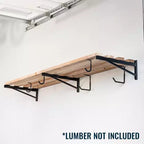 StoreYourBoard 2' x 8' DIY nástěnné držáky na police | Odolná garážová nástěnná police