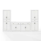 Set da 3 pezzi Tara di credenza e dispensa effetto usurato - Crosley