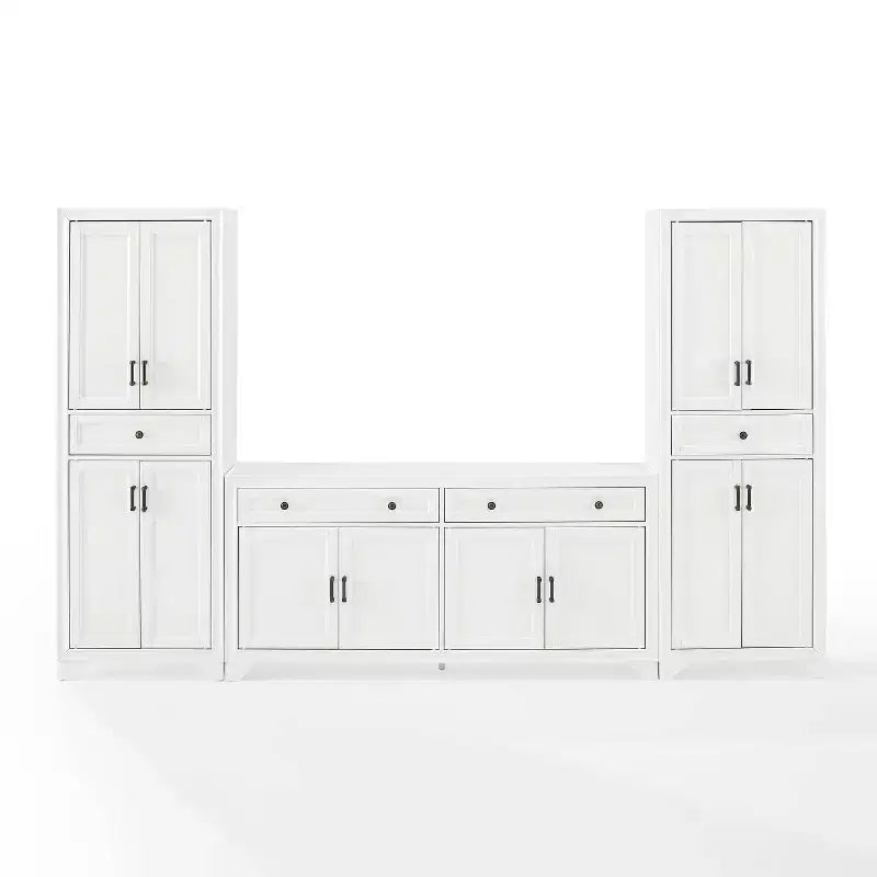 Set da 3 pezzi Tara di credenza e dispensa effetto usurato - Crosley