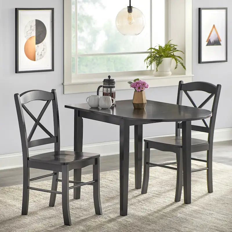 Simple Living Venkovská 3dílná jídelní sestava s rozkládací deskou
