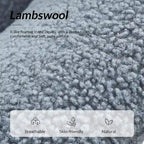 Nowoczesny fotel boucle Sheila 30 W z nogami z litego drewna, zestaw 2 szt., HULALA HOME
