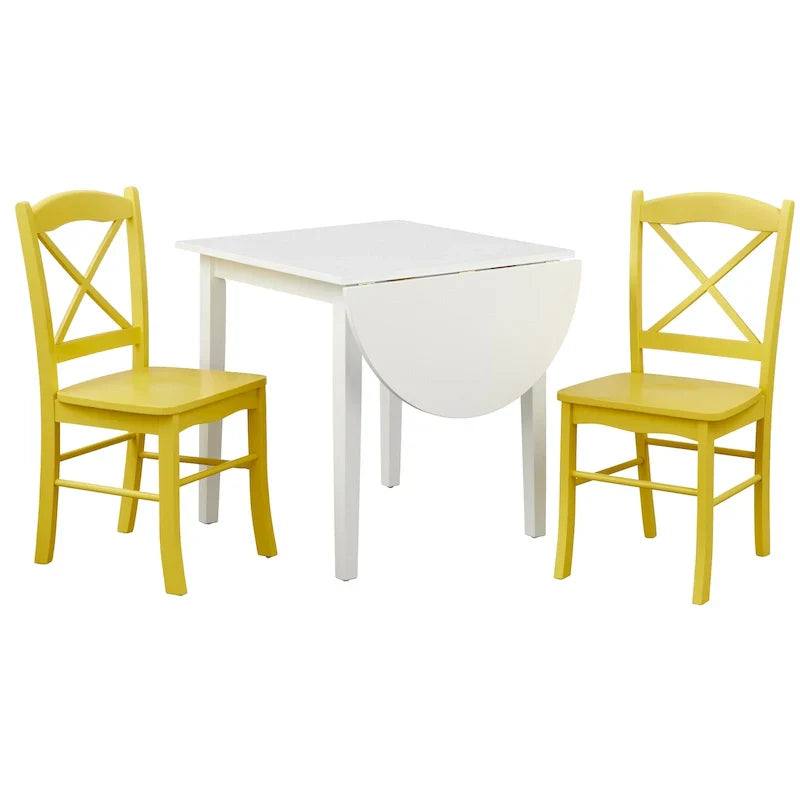 Simple Living Venkovská 3dílná jídelní sestava s rozkládací deskou