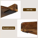 Plan de travail pour lave-linge et sèche-linge, plateau de buanderie avec rebord surélevé et tapis antidérapant pour panier à linge, rangement et organisation de la buanderie
