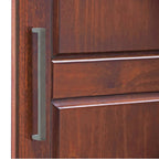 Guarda-roupa Cosmo Palace Imports com 3 portas, 100% madeira maciça, com portas de madeira maciça ou espelhadas