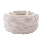 Sitzsack-Sofa für Erwachsene und Kinder, übergroßer Cord-Sitzsack mit 3 Kissen und Armlehne für Wohnzimmer oder Schlafzimmer