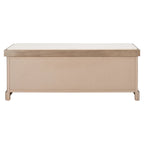 Úložná lavice SAFAVIEH Fiorello se 3 zásuvkami a polstrováním - 47.3 W x 15 L x 19 H - 47Wx15Dx19H