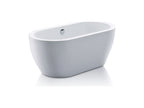 Baignoire ?lot - 178L - 149x75x58cm - Blanche - Acrylique - Doucezen