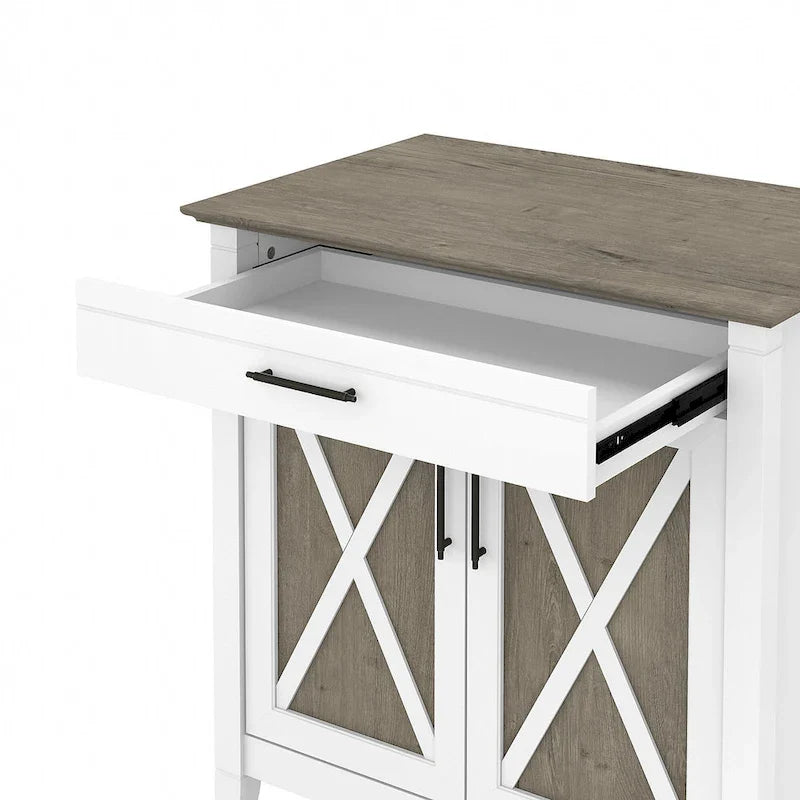 Sekretářský stůl Key West s úložnou skříňkou od Bush Furniture