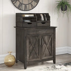 Sekretářský stůl Key West s úložnou skříňkou od Bush Furniture