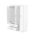 Guarda-roupa com 3 portas e 2 gavetas