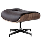 Poltrona lounge reclinabile in pelle dal design moderno di metà secolo