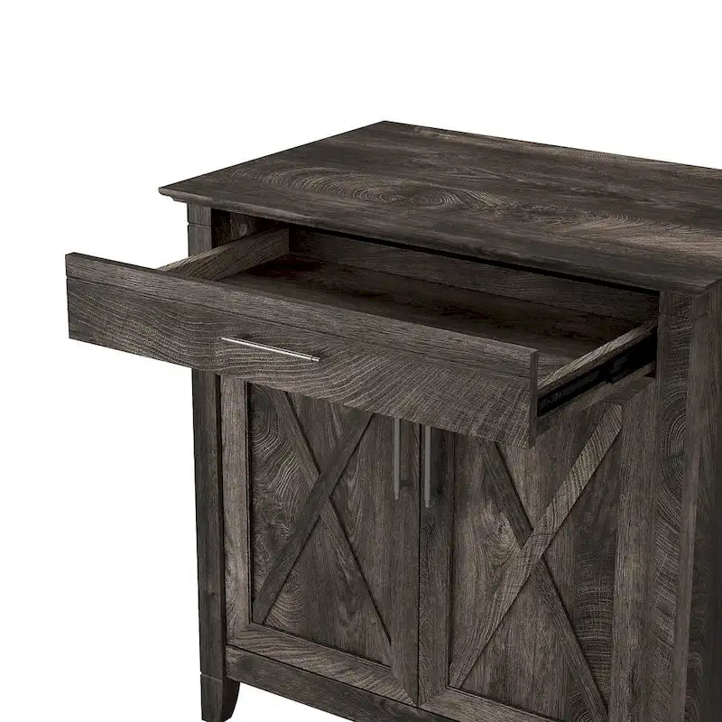 Sekretářský stůl Key West s úložnou skříňkou od Bush Furniture