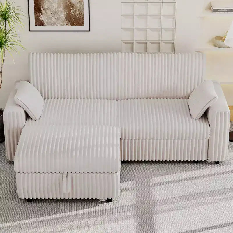 Modulares Cord-Sofaelement von Dyonery mit abnehmbaren, waschbaren Bezügen