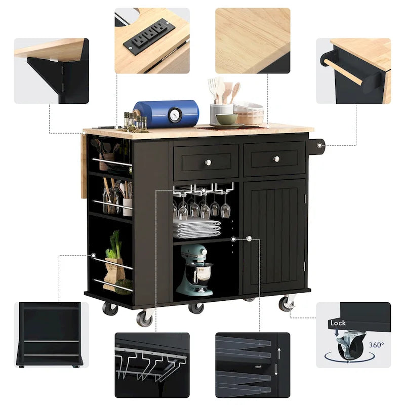 Isola Cucina con Presa Elettrica