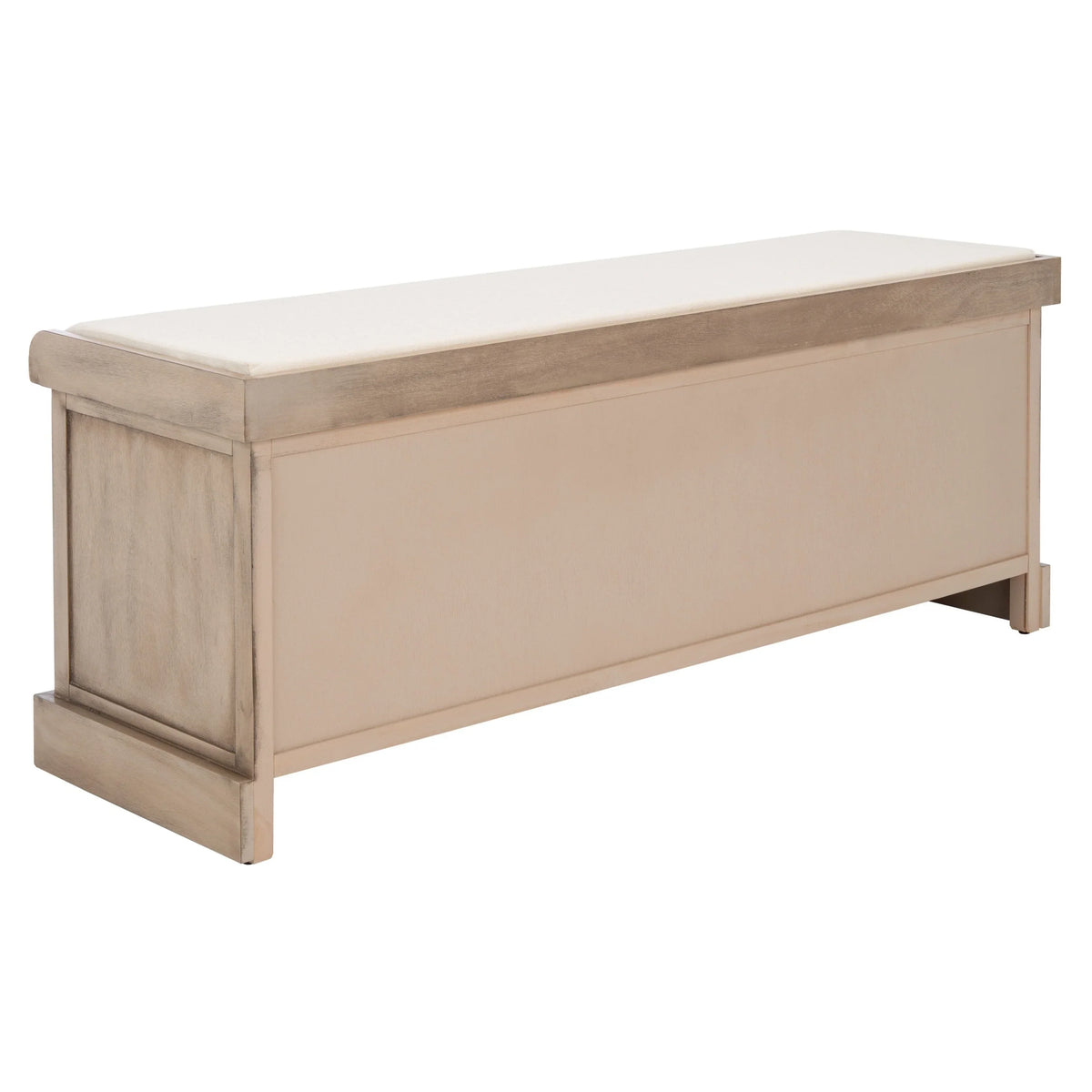 Úložná lavice SAFAVIEH Fiorello se 3 zásuvkami a polstrováním - 47.3 W x 15 L x 19 H - 47Wx15Dx19H