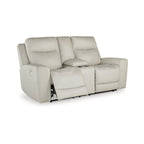 Divanetto reclinabile elettrico Coconut con console - 79L x 42P x 43A