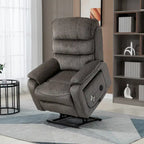 Poltrona reclinabile oversize con ricarica wireless, massaggio e riscaldamento