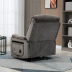 Poltrona reclinabile oversize con ricarica wireless, massaggio e riscaldamento
