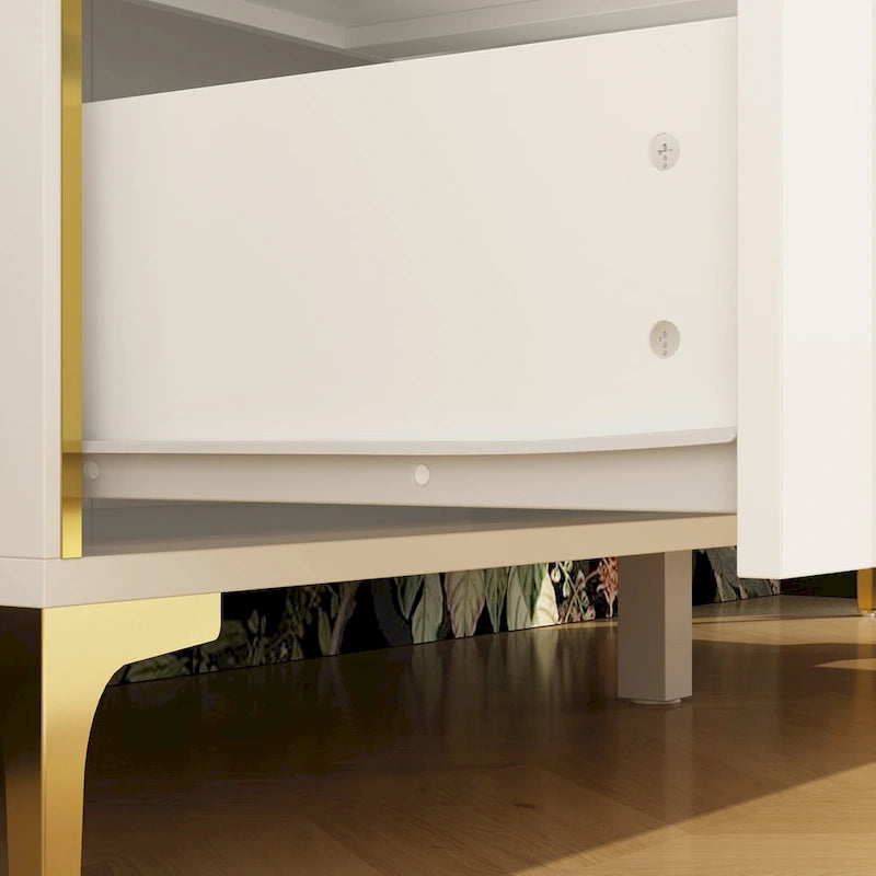 Comò a 6 cassetti moderno bianco, comò in legno con cassetti, cassettiera contenitore in legno