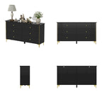 Comò a 6 cassetti moderno bianco, comò in legno con cassetti, cassettiera contenitore in legno