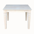  Java Butterfly Leaf Dining Table - Unfinished